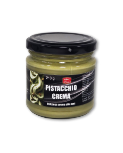 Krem pistacjowy gładki 210 g , Włoski krem z pistacji, pasta pistacjowa